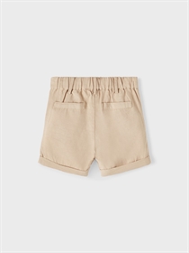 NAME IT Hør Shorts Faher Humus